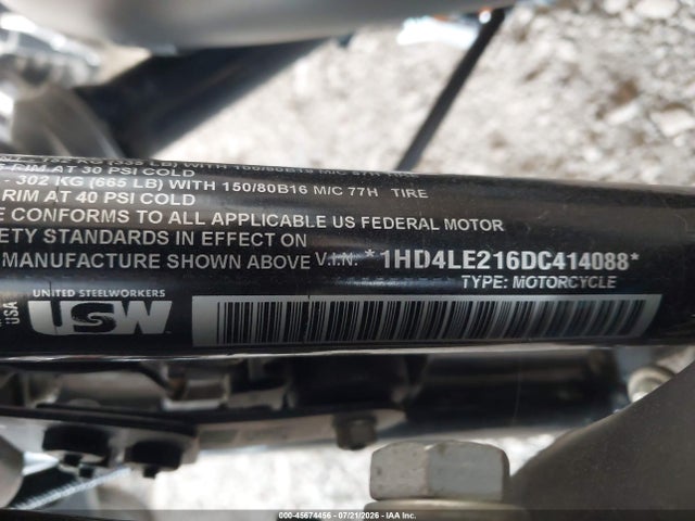 Продаж на аукціоні авто 2013 Harley-davidson Xl883 Iron 883, vin: 1HD4LE216DC414088, номер лоту: 45674456