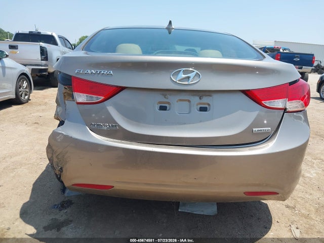 45674581 :رقم المزاد ، 5NPDH4AEXDH289375 vin ، 2013 Hyundai Elantra Limited مزاد بيع