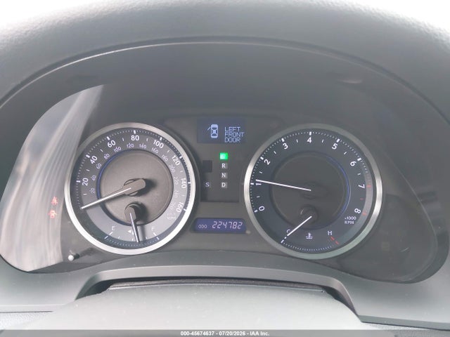Aukcja sprzedaży 2012 Lexus Is 250, vin: JTHBF5C21C5178006, numer aukcji: 45674637