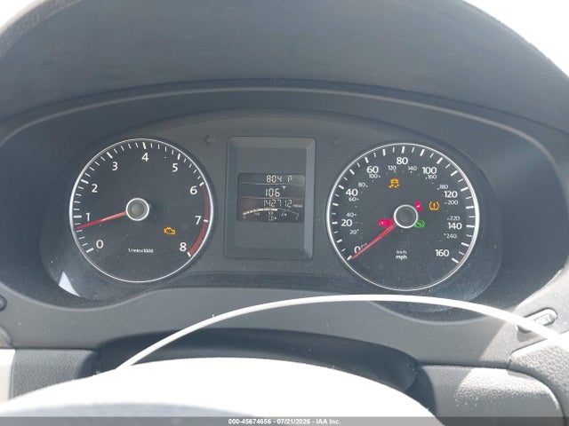 45674656 :رقم المزاد ، 3VWDX7AJ3DM370758 vin ، 2013 Volkswagen Jetta 2.5l Se مزاد بيع
