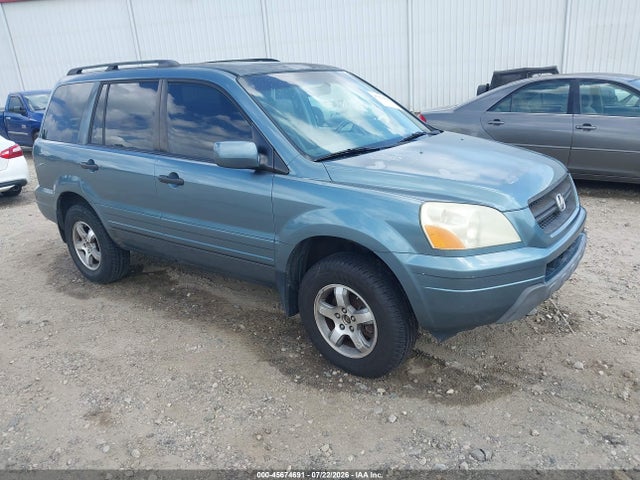 2005 Honda Pilot Ex-l მანქანა იყიდება აუქციონზე, vin: 5FNYF18515B017096, აუქციონის ნომერი: 45674691
