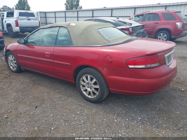 Продажа на аукционе авто 2004 Chrysler Sebring Gtc, vin: 1C3EL75R54N322787, номер лота: 45674696