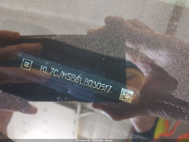 45674703 :رقم المزاد ، KL7CJKSB6LB030517 vin ، 2020 Chevrolet Trax Fwd Ls مزاد بيع