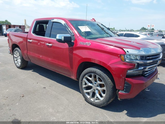 2019 Chevrolet Silverado 1500 High Country მანქანა იყიდება აუქციონზე, vin: 1GCUYHEL1KZ279257, აუქციონის ნომერი: 45674746
