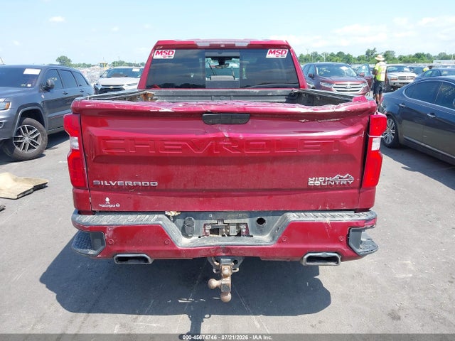 2019 Chevrolet Silverado 1500 High Country მანქანა იყიდება აუქციონზე, vin: 1GCUYHEL1KZ279257, აუქციონის ნომერი: 45674746