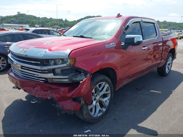 2019 Chevrolet Silverado 1500 High Country მანქანა იყიდება აუქციონზე, vin: 1GCUYHEL1KZ279257, აუქციონის ნომერი: 45674746