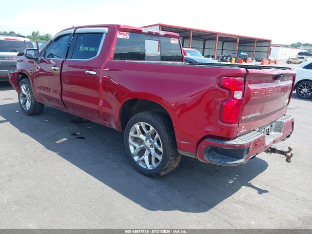 2019 Chevrolet Silverado 1500 High Country მანქანა იყიდება აუქციონზე, vin: 1GCUYHEL1KZ279257, აუქციონის ნომერი: 45674746