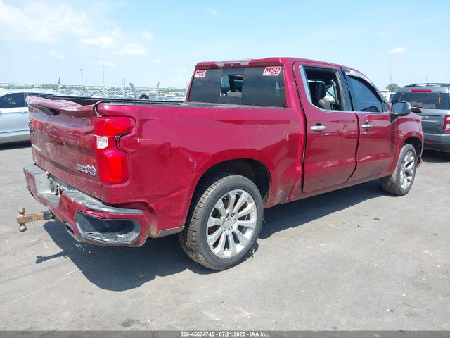 2019 Chevrolet Silverado 1500 High Country მანქანა იყიდება აუქციონზე, vin: 1GCUYHEL1KZ279257, აუქციონის ნომერი: 45674746