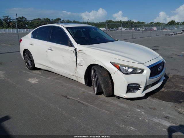 45674886 :رقم المزاد ، JN1FV7AP0GM420542 vin ، 2016 Infiniti Q50 3.0t Red Sport 400 مزاد بيع