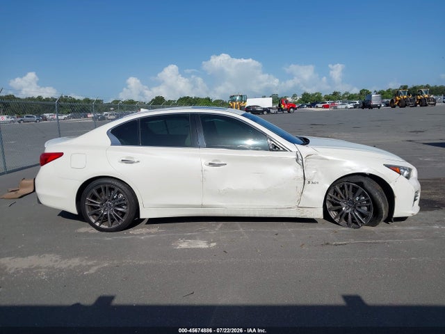 2016 Infiniti Q50 3.0t Red Sport 400 მანქანა იყიდება აუქციონზე, vin: JN1FV7AP0GM420542, აუქციონის ნომერი: 45674886