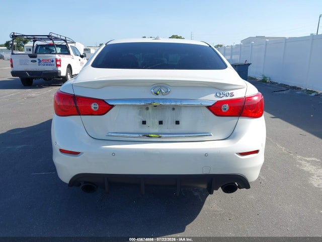2016 Infiniti Q50 3.0t Red Sport 400 მანქანა იყიდება აუქციონზე, vin: JN1FV7AP0GM420542, აუქციონის ნომერი: 45674886