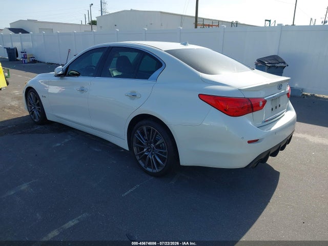 2016 Infiniti Q50 3.0t Red Sport 400 მანქანა იყიდება აუქციონზე, vin: JN1FV7AP0GM420542, აუქციონის ნომერი: 45674886