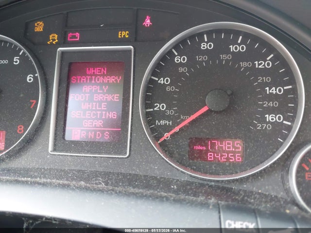 Auction sale of the 2007 Audi A4 2.0t, vin: WAUDF78E77A191023, lot number: 45675129
