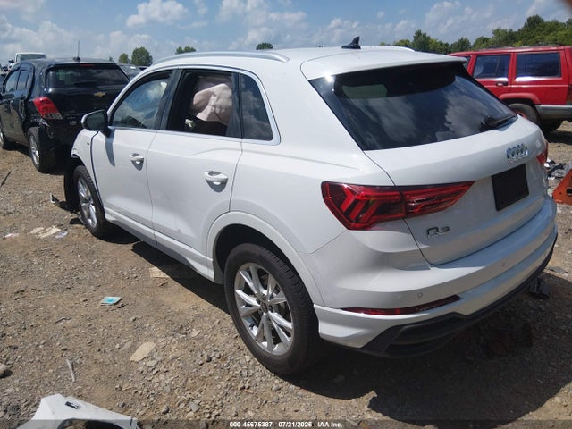 45675387 :رقم المزاد ، WA1DECF37S1029931 vin ، 2025 Audi Q3 Premium 45 Tfsi S Line Quattro Tiptronic مزاد بيع