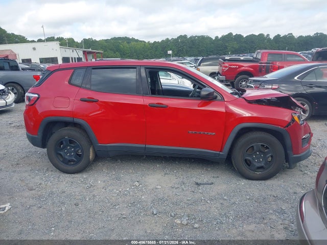 45675585 :رقم المزاد ، 3C4NJCAB4LT169823 vin ، 2020 Jeep Compass Sport Fwd مزاد بيع