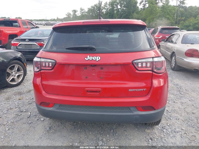 45675585 :رقم المزاد ، 3C4NJCAB4LT169823 vin ، 2020 Jeep Compass Sport Fwd مزاد بيع