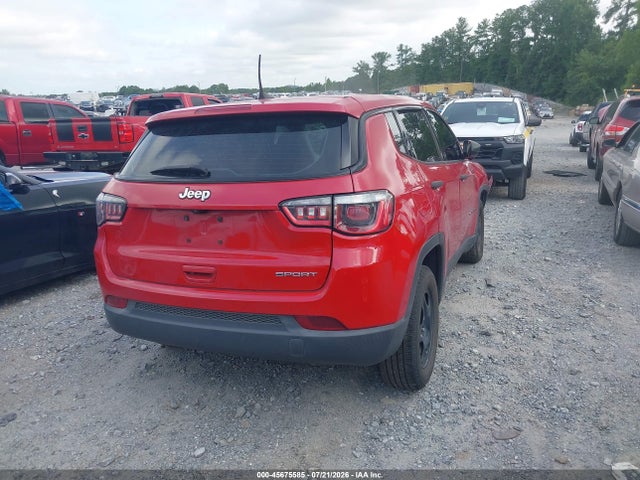 45675585 :رقم المزاد ، 3C4NJCAB4LT169823 vin ، 2020 Jeep Compass Sport Fwd مزاد بيع