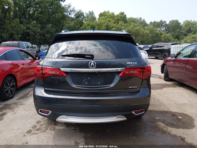 45675588 :رقم المزاد ، 5FRYD4H92GB026725 vin ، 2016 Acura Mdx Advance   Entertainment Packages/advance Package مزاد بيع