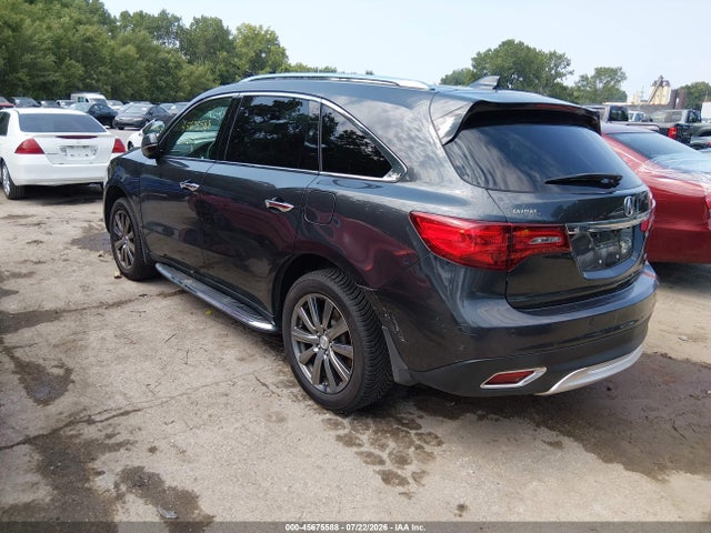 45675588 :رقم المزاد ، 5FRYD4H92GB026725 vin ، 2016 Acura Mdx Advance   Entertainment Packages/advance Package مزاد بيع
