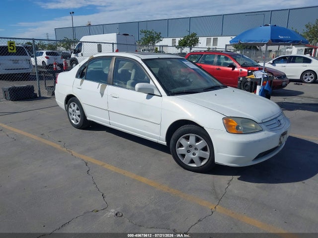 Aukcja sprzedaży 2002 Honda Civic Ex, vin: 2HGES26702H561038, numer aukcji: 45675612