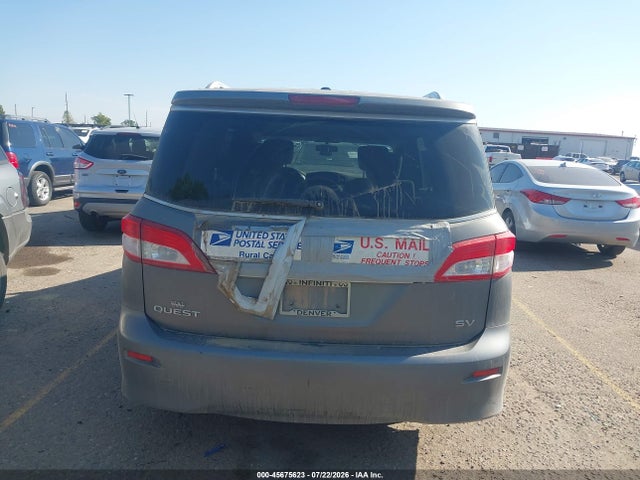 2016 Nissan Quest Platinum/s/sl/sv მანქანა იყიდება აუქციონზე, vin: JN8AE2KP7G9156820, აუქციონის ნომერი: 45675623