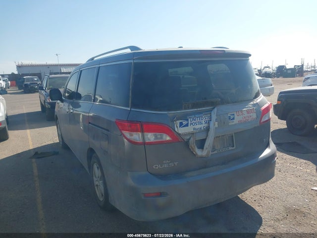 2016 Nissan Quest Platinum/s/sl/sv მანქანა იყიდება აუქციონზე, vin: JN8AE2KP7G9156820, აუქციონის ნომერი: 45675623