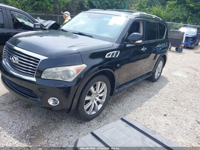 45675648 :رقم المزاد ، JN8AZ2NE5E9063239 vin ، 2014 Infiniti Qx80 مزاد بيع