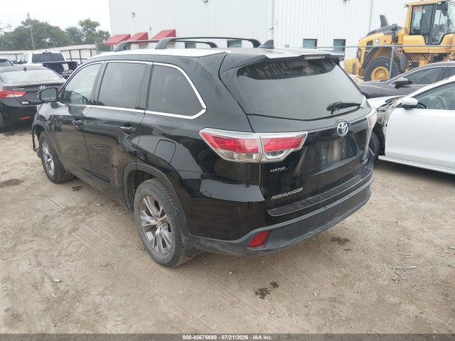 Продаж на аукціоні авто 2015 Toyota Highlander Xle V6, vin: 5TDKKRFH0FS092141, номер лоту: 45675690