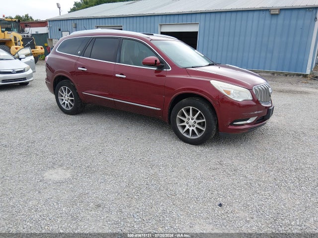 45675721 :رقم المزاد ، 5GAKRBKD8FJ117341 vin ، 2015 Buick Enclave Leather مزاد بيع