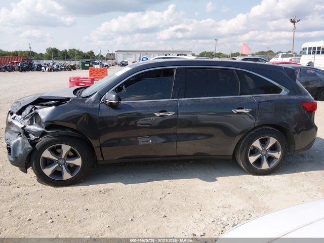 2016 Acura Mdx Acurawatch Plus Package მანქანა იყიდება აუქციონზე, vin: 5FRYD4H21GB049433, აუქციონის ნომერი: 45675728