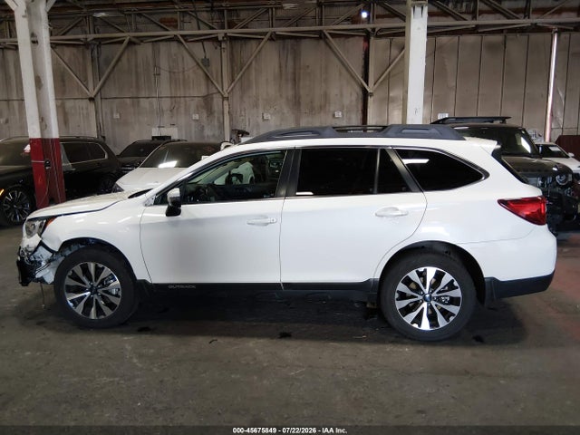 2016 Subaru Outback 3.6r Limited მანქანა იყიდება აუქციონზე, vin: 4S4BSENC4G3237095, აუქციონის ნომერი: 45675849
