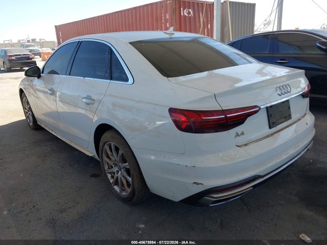 Продажа на аукционе авто 2020 Audi A4 Premium 40 Tfsi Front-wheel Drive S Tronic, vin: WAUGMAF43LN008889, номер лота: 45675994