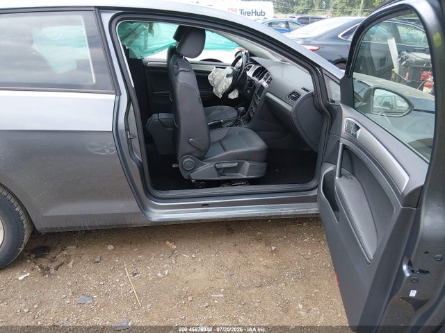 2015 Volkswagen Golf Tsi S 2-door მანქანა იყიდება აუქციონზე, vin: 3VW917AU5FM057733, აუქციონის ნომერი: 45676048