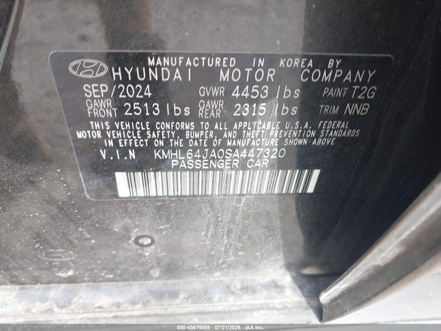 Hyundai SONATA SEL 2025 KMHL64JA0SA447320 Image 9
