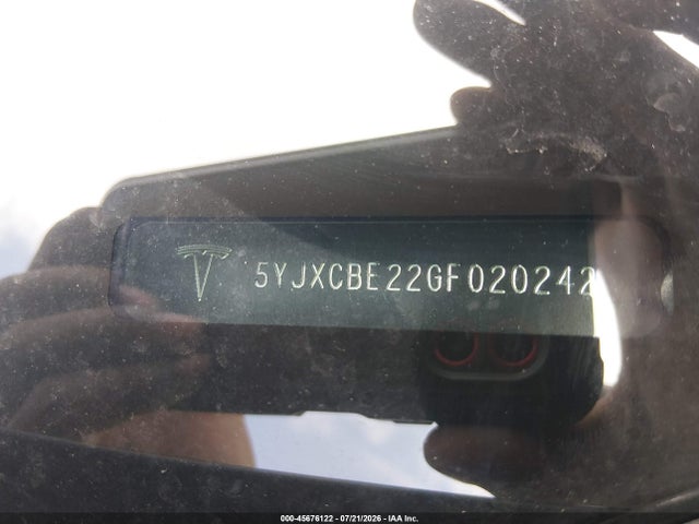Tesla Model X 60d/70d/75d/90d/p100d 2016 5YJXCBE22GF020242 Image 9