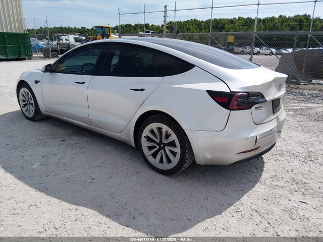 Tesla Model 3 Standard Range Plus Rear-wheel Drive 2021 5YJ3E1EAXMF048781 Image 3