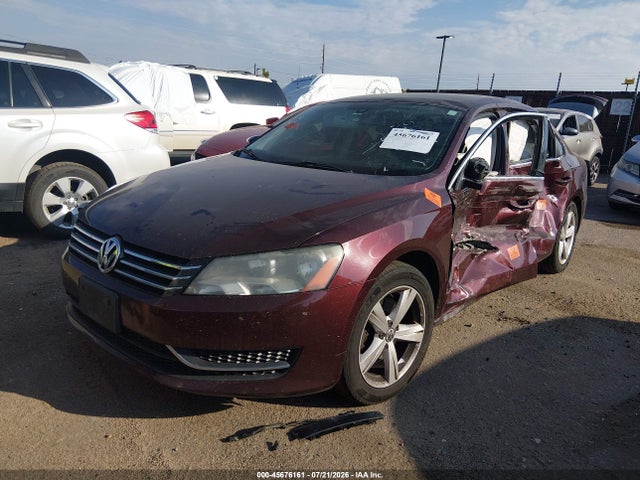 Продаж на аукціоні авто 2013 Volkswagen Passat 2.5l Se, vin: 1VWBP7A38DC034095, номер лоту: 45676161