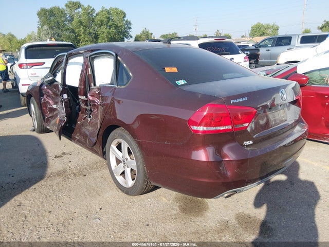 Продаж на аукціоні авто 2013 Volkswagen Passat 2.5l Se, vin: 1VWBP7A38DC034095, номер лоту: 45676161