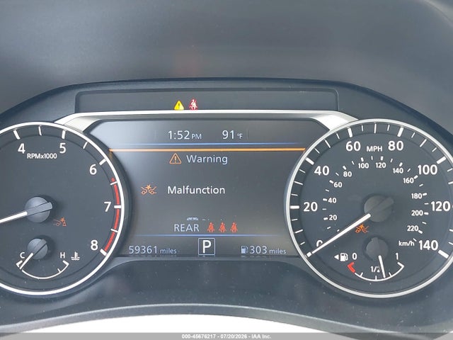 1N4BL4CV8SN311881 Nissan Altima Sr Fwd