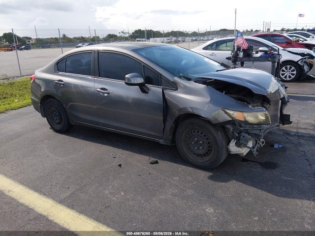 2013 Honda Civic Lx მანქანა იყიდება აუქციონზე, vin: 2HGFB2F5XDH514556, აუქციონის ნომერი: 45676260