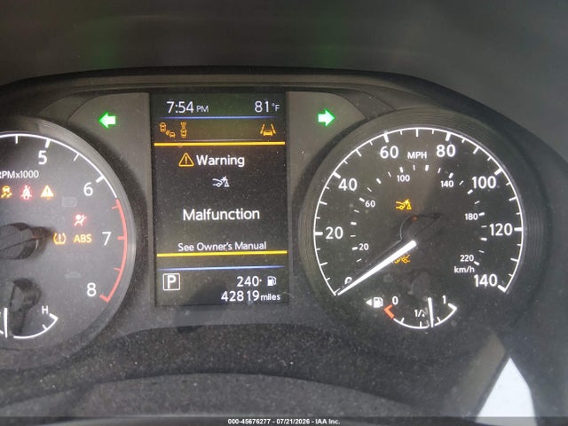 Aukcja sprzedaży 2021 Nissan Altima S Fwd, vin: 1N4BL4BV1MN394865, numer aukcji: 45676277