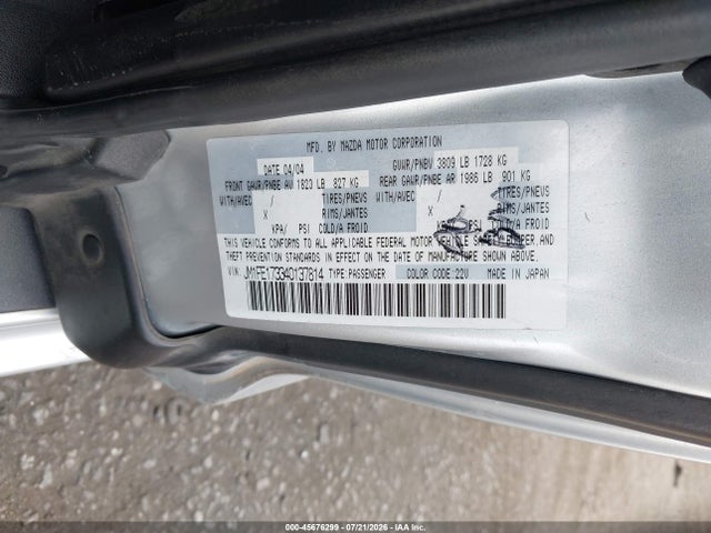 Продаж на аукціоні авто 2004 Mazda Rx-8 6 Speed Manual, vin: JM1FE173340137814, номер лоту: 45676299