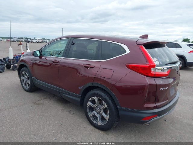 Продажа на аукционе авто 2019 Honda Cr-v Ex, vin: 5J6RW2H59KL011804, номер лота: 45676334