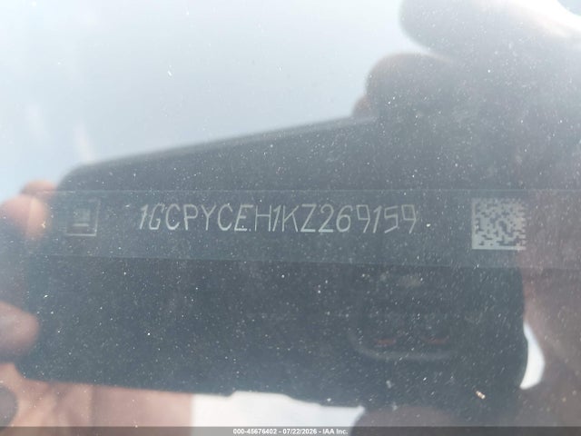Aukcja sprzedaży 2019 Chevrolet Silverado 1500 Custom Trail Boss, vin: 1GCPYCEH1KZ269159, numer aukcji: 45676402