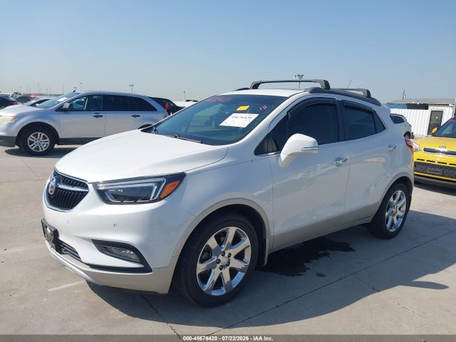 2017 Buick Encore Premium მანქანა იყიდება აუქციონზე, vin: KL4CJDSB2HB115497, აუქციონის ნომერი: 45676420