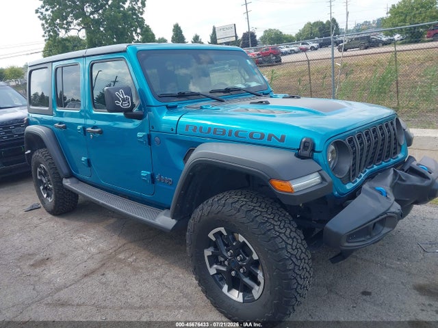 2024 Jeep Wrangler 4xe Rubicon 4xe მანქანა იყიდება აუქციონზე, vin: 1C4RJXR67RW228091, აუქციონის ნომერი: 45676433