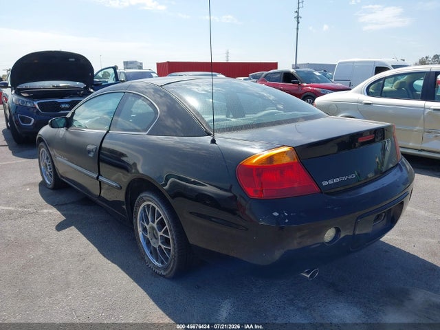 2001 Chrysler Sebring Lx მანქანა იყიდება აუქციონზე, vin: 4C3AG42H01E095077, აუქციონის ნომერი: 45676434