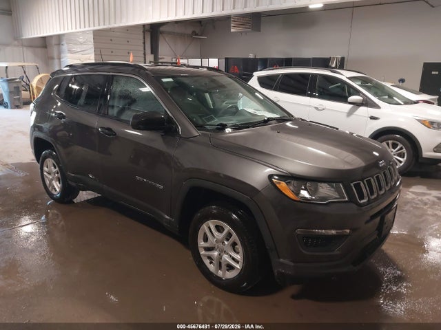 2019 Jeep Compass Sport 4x4 მანქანა იყიდება აუქციონზე, vin: 3C4NJDAB9KT649960, აუქციონის ნომერი: 45676481