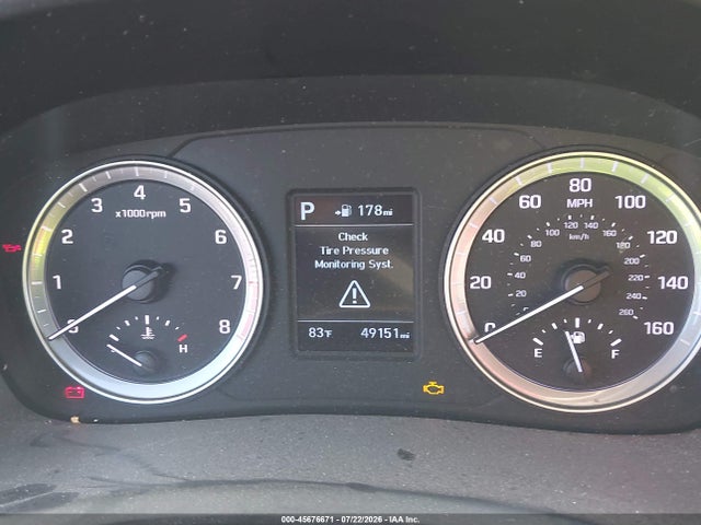 45676671 :رقم المزاد ، 5NPE24AF9JH625916 vin ، 2018 Hyundai Sonata Se مزاد بيع