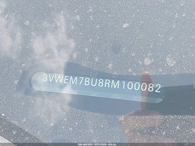 45676761 :رقم المزاد ، 3VWEM7BU8RM100082 vin ، 2024 Volkswagen Jetta 1.5t Se مزاد بيع